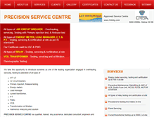 Tablet Screenshot of precisionenergymetersitetesting.com